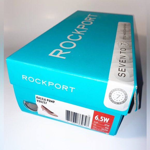 Women’s Rockport Total Motion Kalila Heel Patent Taupe Size 6.5W - Picture 5 of 5